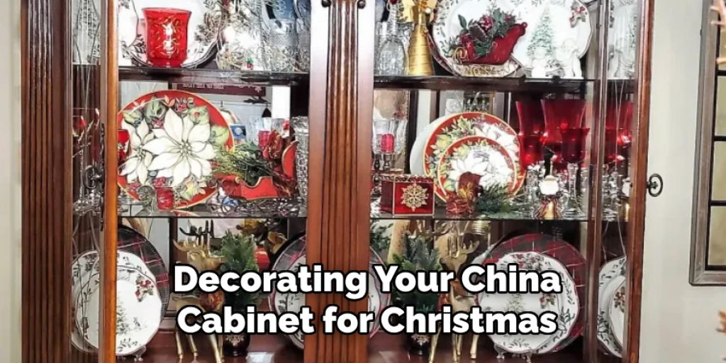 Decorating Your China Cabinet for Christmas