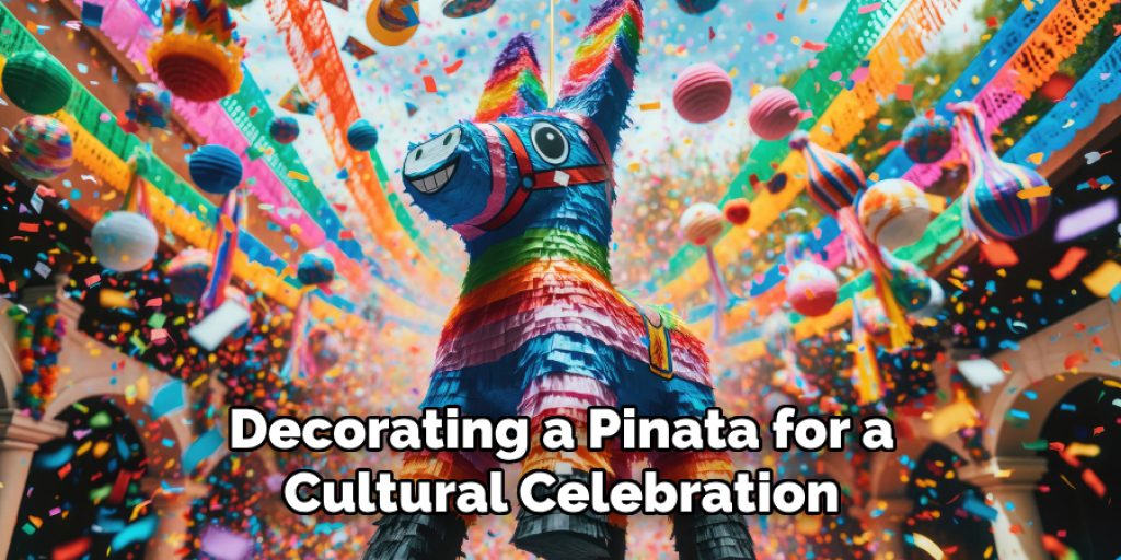 Decorating a Pinata for a Cultural Celebration