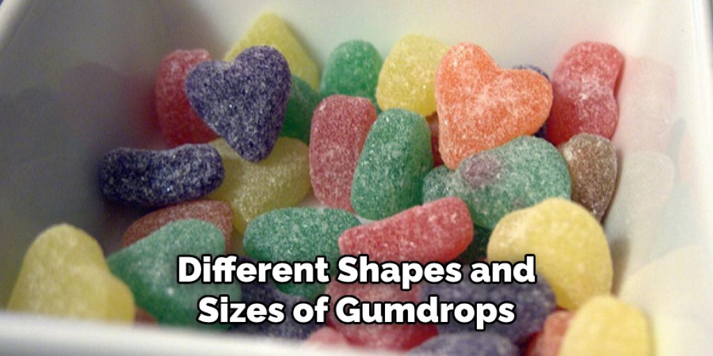 Different Shapes and Sizes of Gumdrops