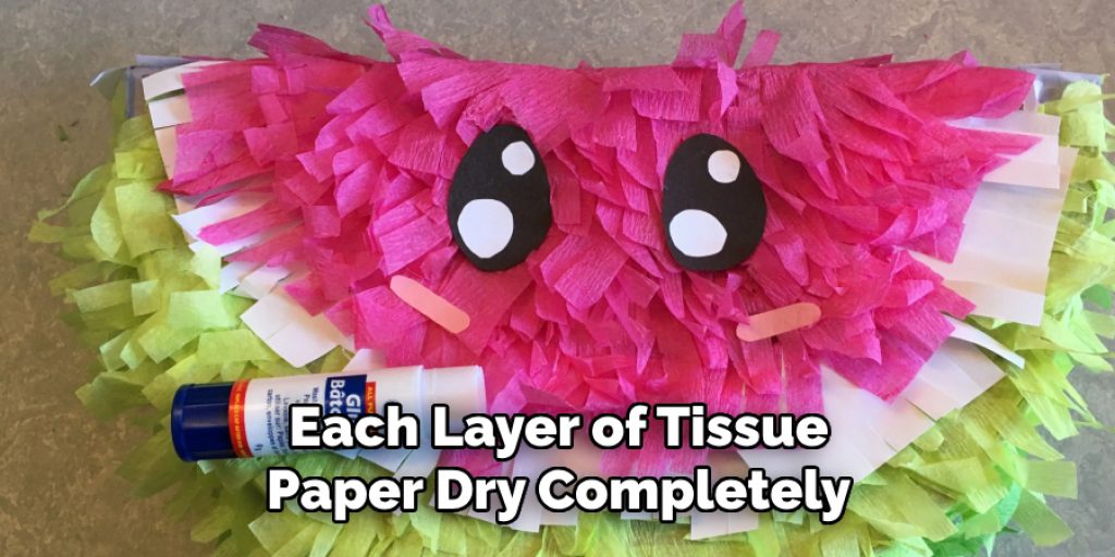 Each Layer of Tissue Paper Dry Completely