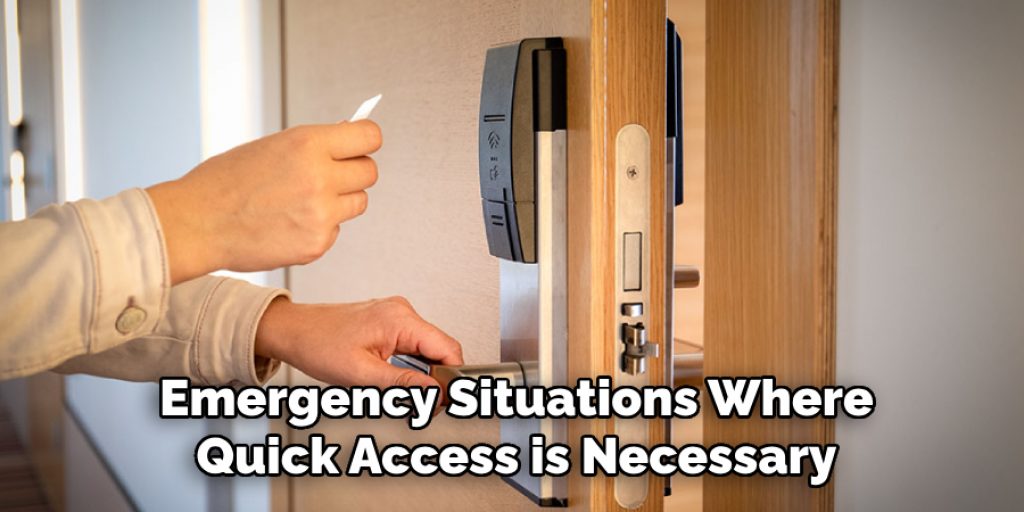 Emergency Situations Where Quick Access is Necessary