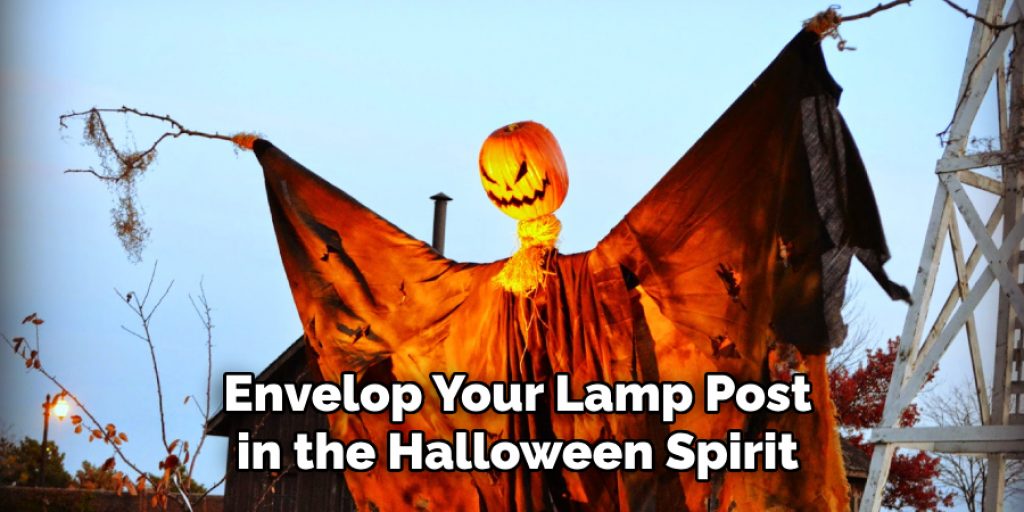 Envelop Your Lamp Post in the Halloween Spirit