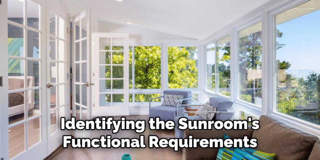 Identifying the Sunroom's Functional Requirements