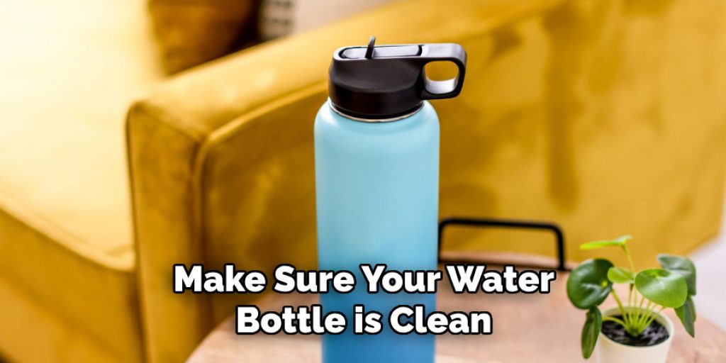 Make Sure Your Water Bottle is Clean