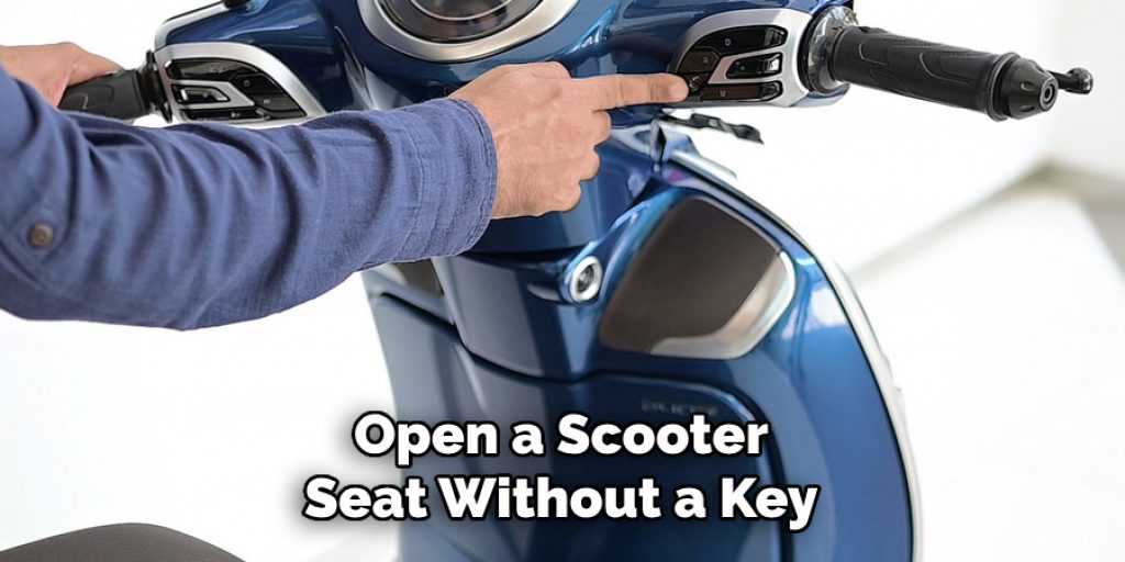 Open a Scooter Seat Without a Key