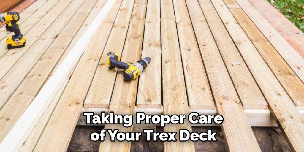 Taking Proper Care of Your Trex Deck