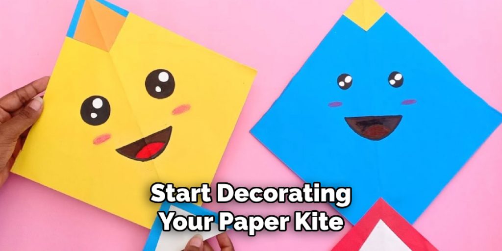 Start Decorating Your Paper Kite