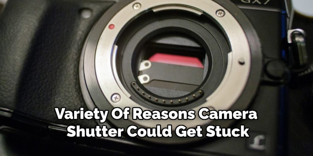 Variety Of Reasons Camera 
Shutter Could Get Stuck