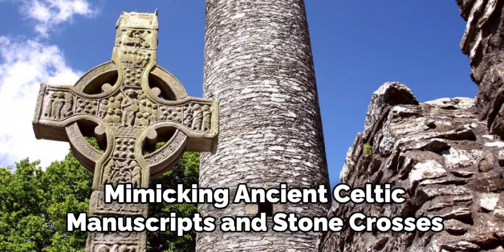 Mimicking Ancient Celtic Manuscripts and Stone Crosses