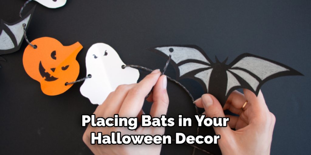 Placing Bats in Your Halloween Decor