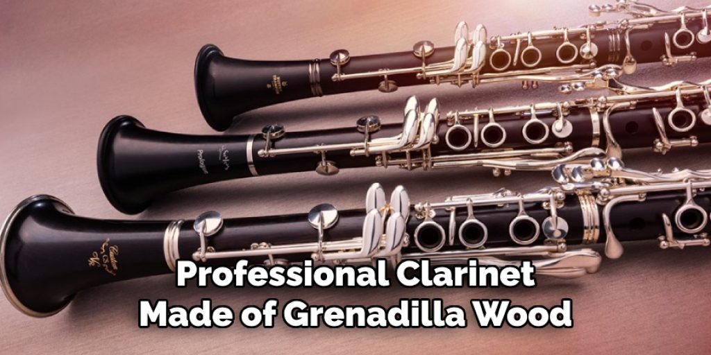 Professional Clarinet Made of Grenadilla Wood