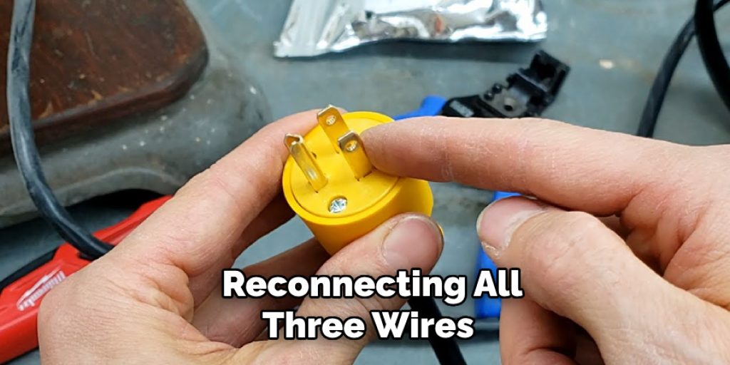  Reconnecting All Three Wires