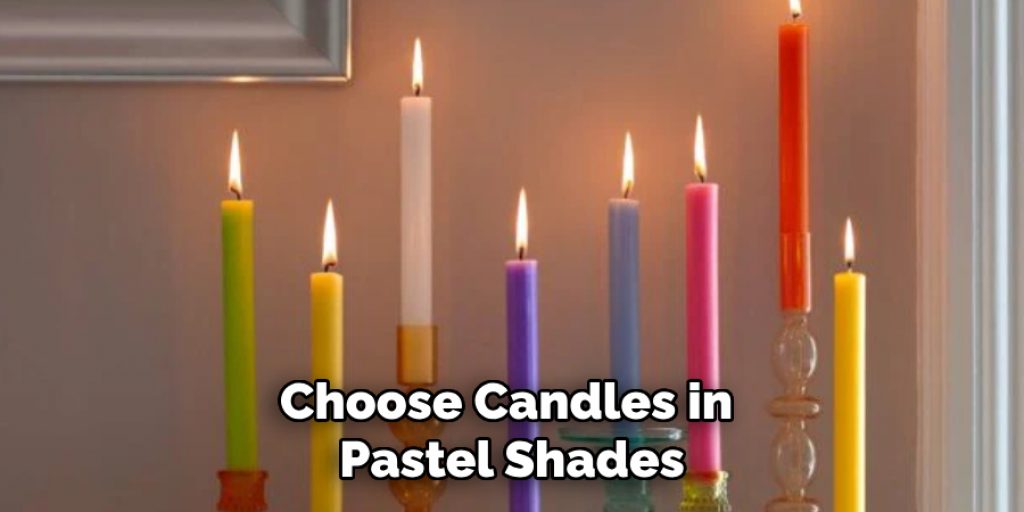 Choose Candles in Pastel Shades