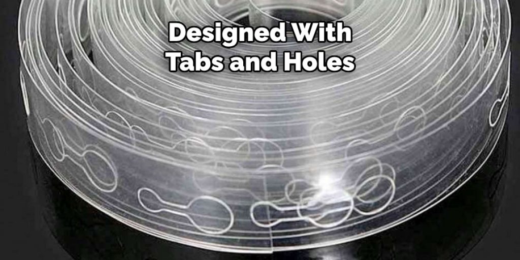 Designed With Tabs and Holes