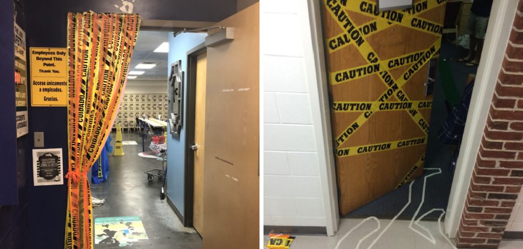 How to Decorate with Caution Tape