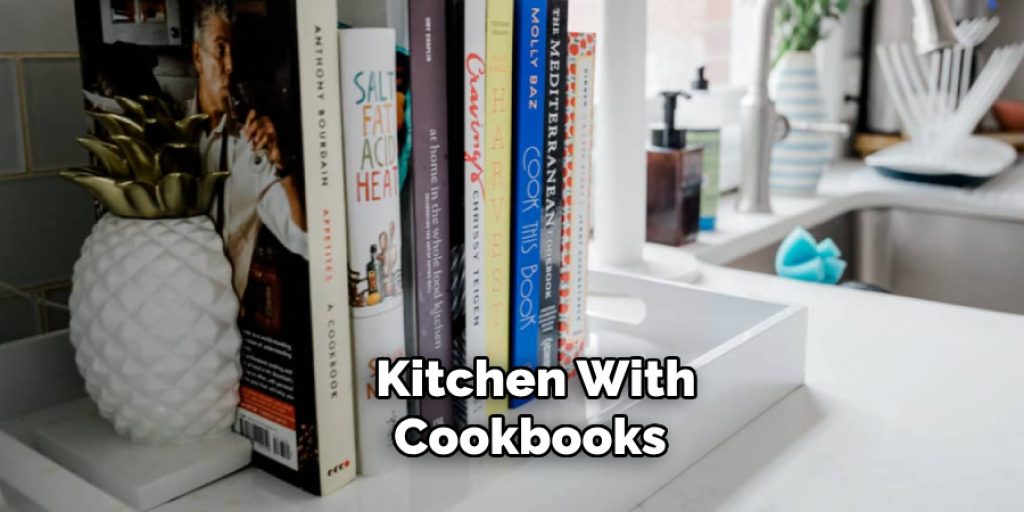 Kitchen With Cookbooks 