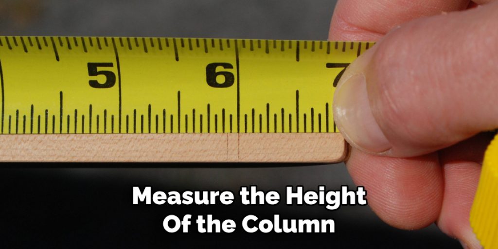 Measure the Height Of the Column