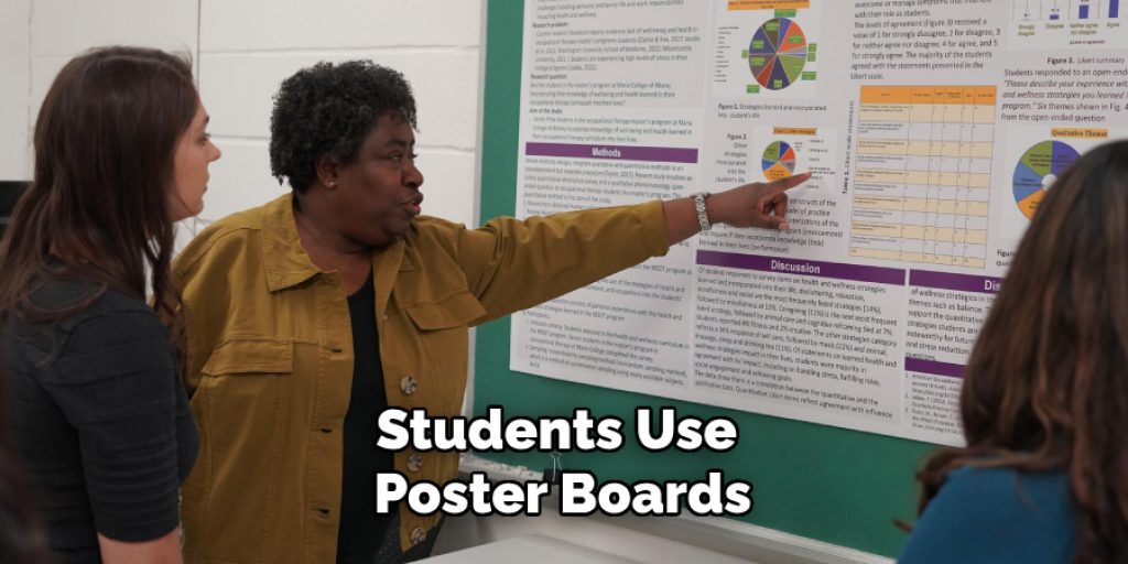 Students Use Poster Boards