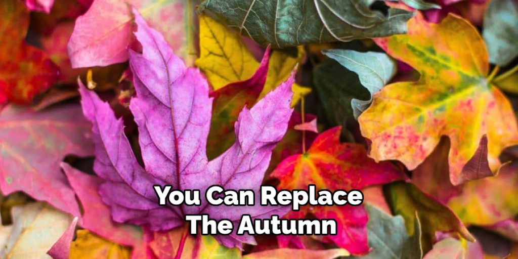 You Can Replace the Autumn