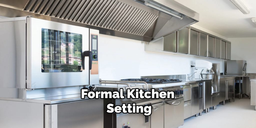 Formal Kitchen Setting