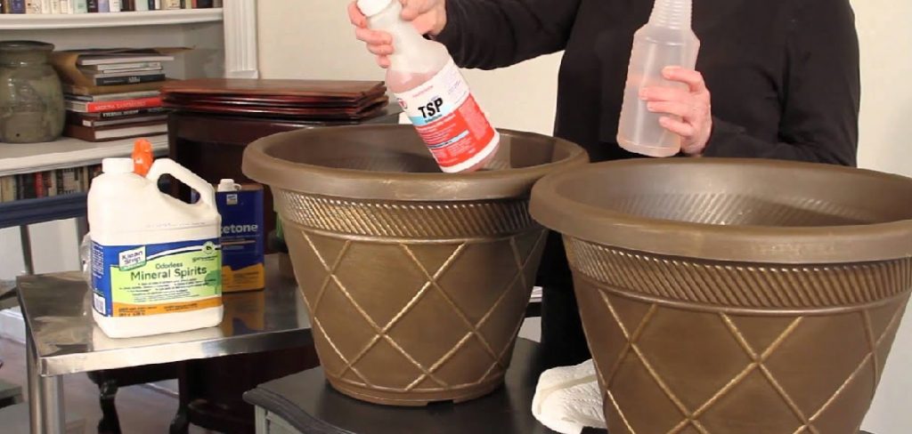 How to Paint Plastic Planter Pots