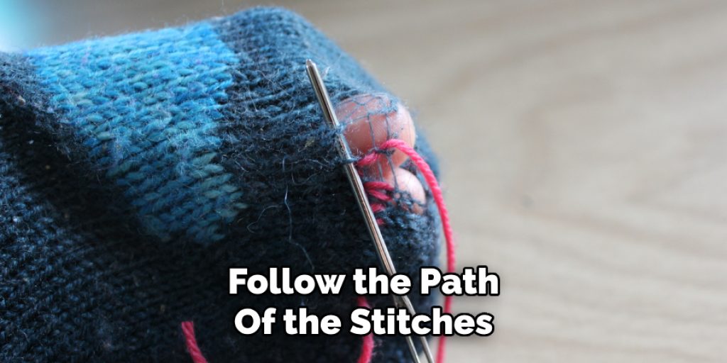 Follow the Path
Of the Stitches