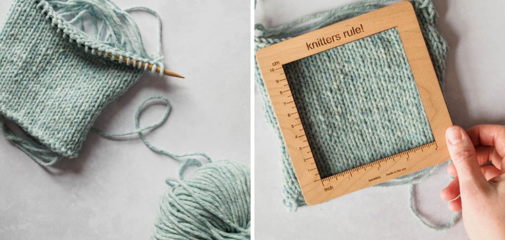How to Gauge Swatch in the Round