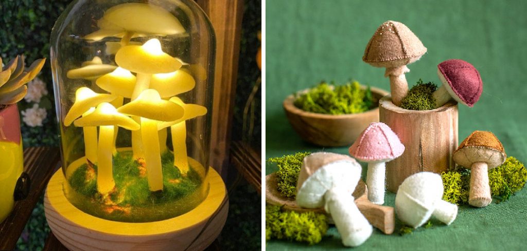 How to Make Hot Glue Mushrooms