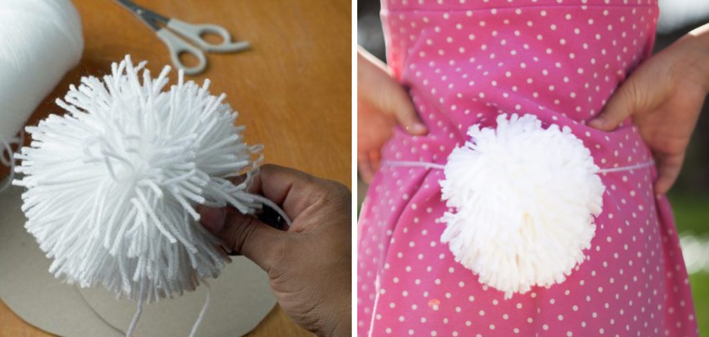 How to Make a Bunny Tail Out of Yarn