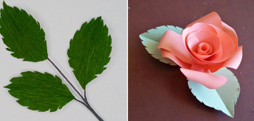 How to Make a Rose Leaf