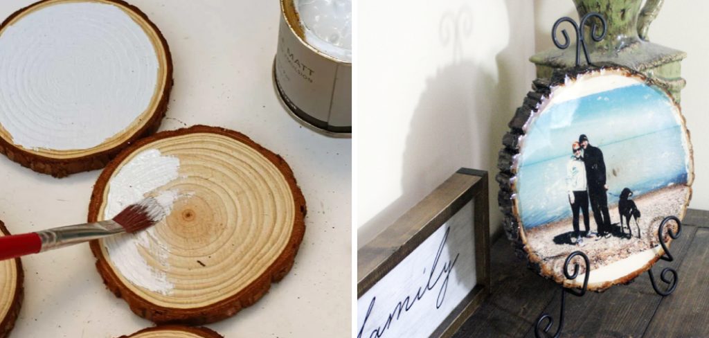 How to Put Pictures on Wood Slices