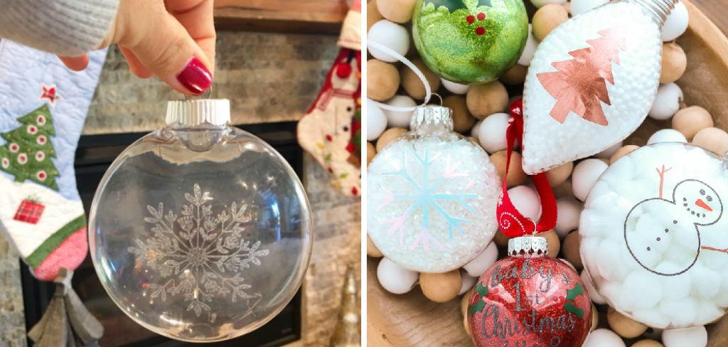 How to Put Vinyl on Ornaments