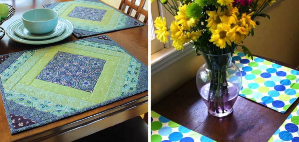 How to Sew Placemats With Batting