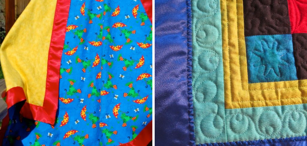 How to Sew Satin Blanket Binding by Hand