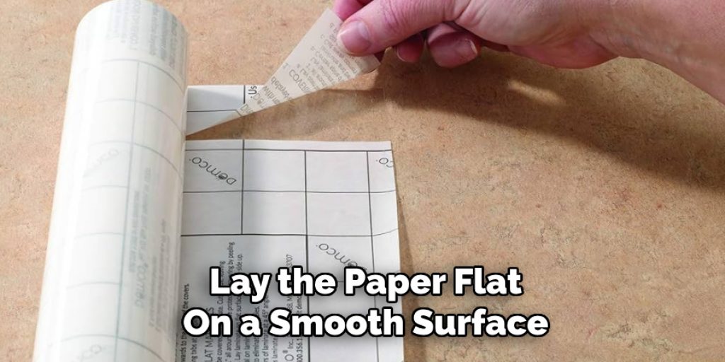 Lay the Paper Flat
On a Smooth Surface