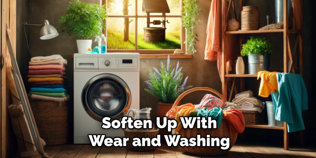 Soften Up With
Wear and Washing