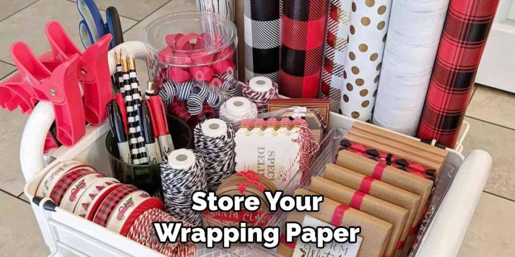 Store Your Wrapping Paper