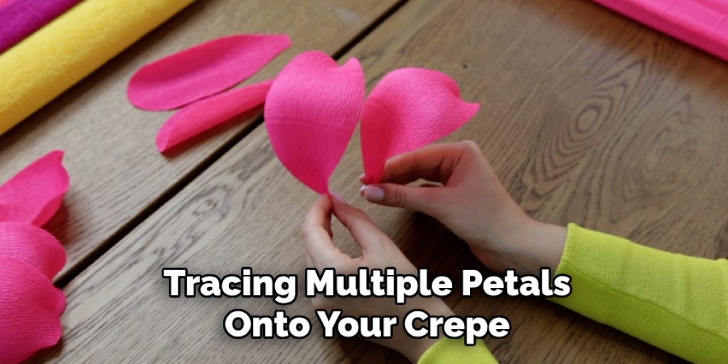 Tracing Multiple Petals 
Onto Your Crepe