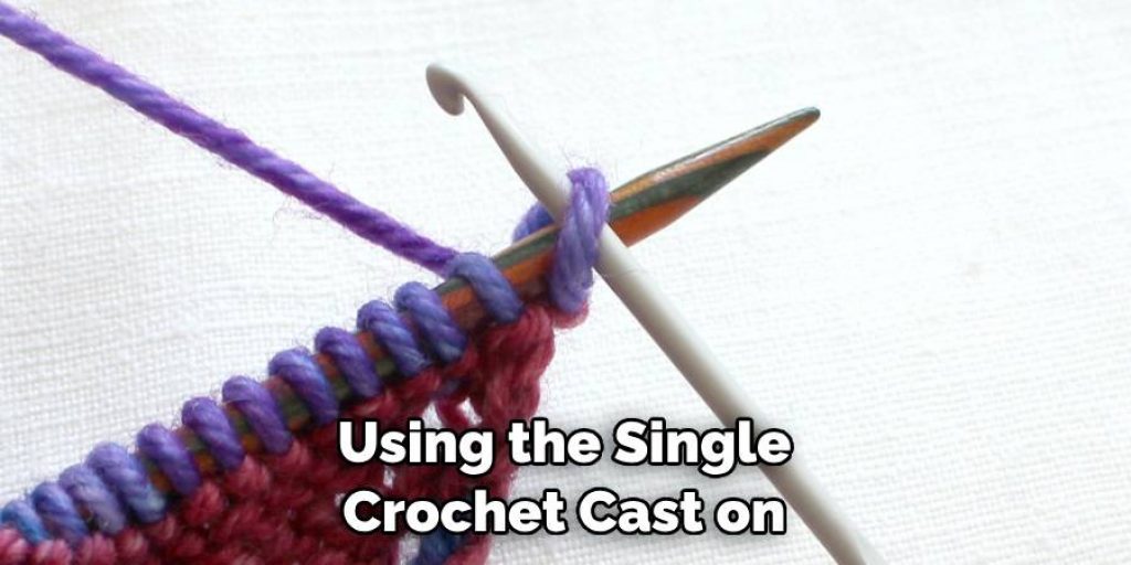 Using the Single Crochet Cast on