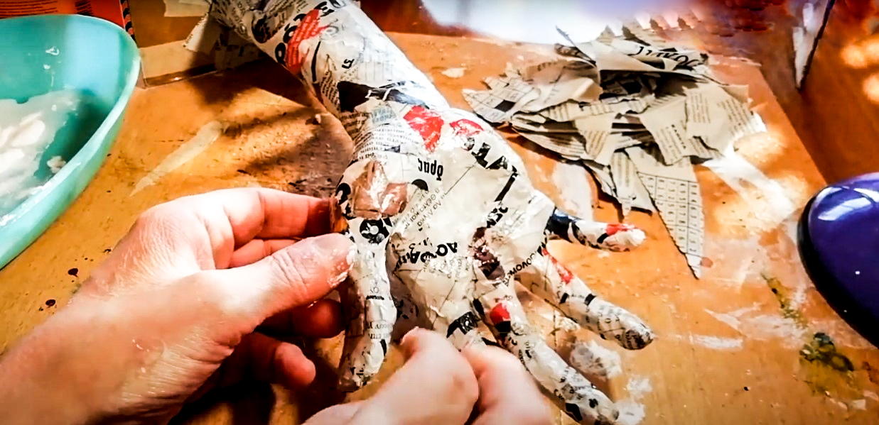 How to Make a Paper Mache Hand