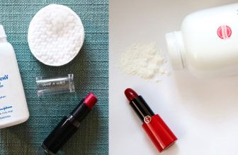 how to make lipstick matte baby powder