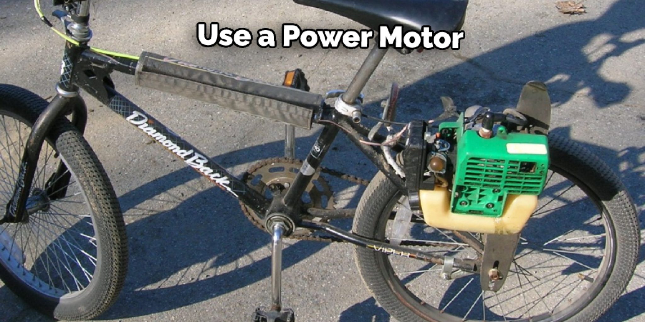 mini bike with weedeater motor