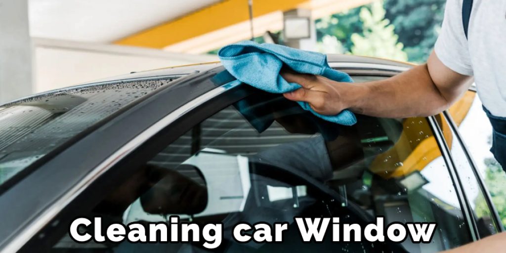 Cleaning Car Window
