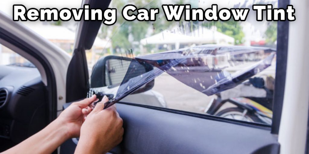 Removing Car Window Tint