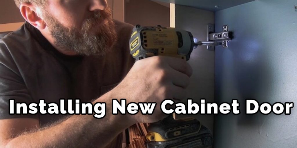 Installing new Cabinet Door