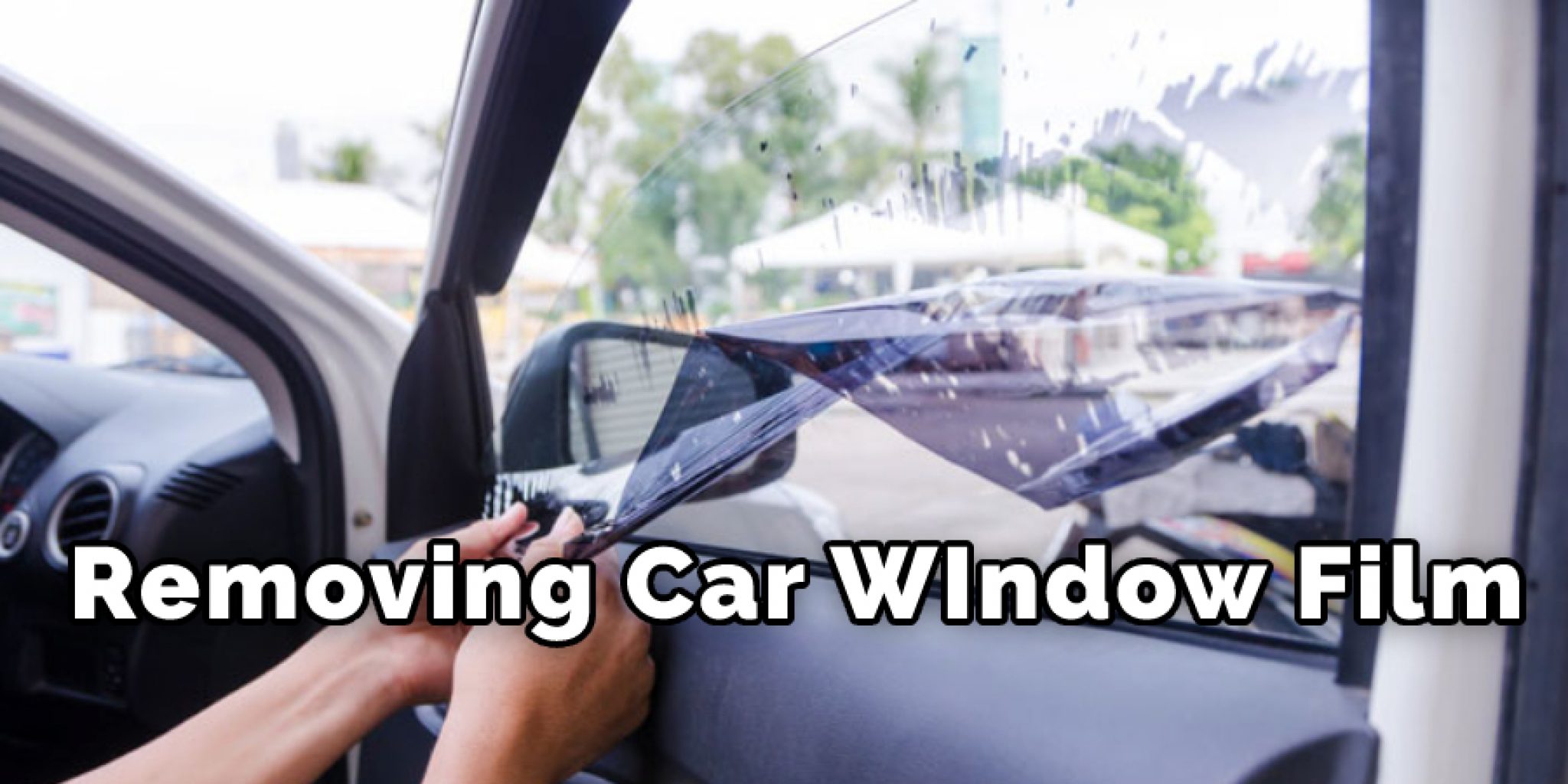 How to Remove Tint Glue From Rear Window With Defroster