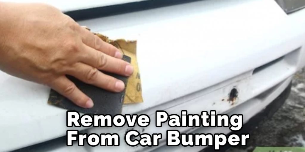 Remove Painting From Car Bumper