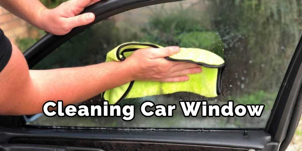 Cleaning Car Window