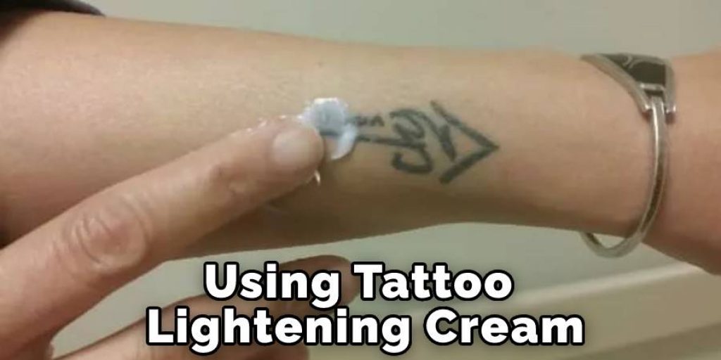 Many tattoo lightening creams are available