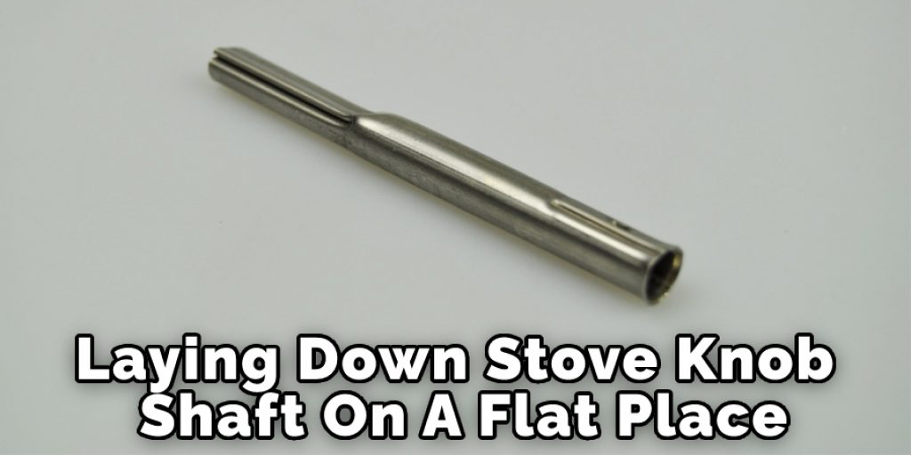 Laying Down Stove Knob On A Flat Place